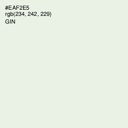 #EAF2E5 - Gin Color Image