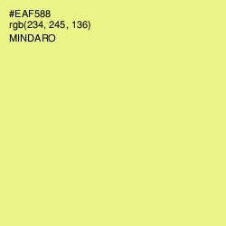 #EAF588 - Mindaro Color Image