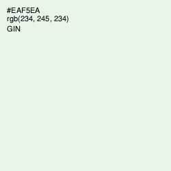 #EAF5EA - Gin Color Image