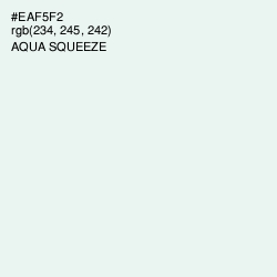 #EAF5F2 - Aqua Squeeze Color Image