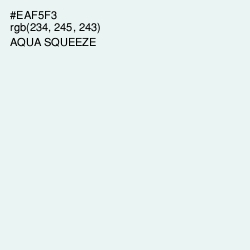 #EAF5F3 - Aqua Squeeze Color Image