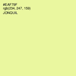 #EAF79F - Jonquil Color Image