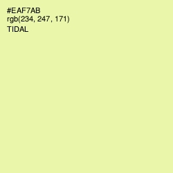 #EAF7AB - Tidal Color Image