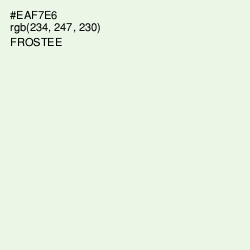 #EAF7E6 - Frostee Color Image