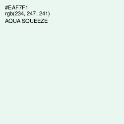 #EAF7F1 - Aqua Squeeze Color Image