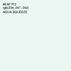 #EAF7F2 - Aqua Squeeze Color Image