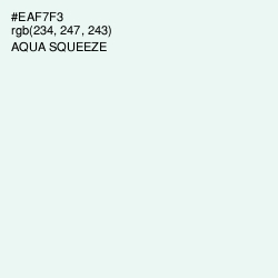 #EAF7F3 - Aqua Squeeze Color Image