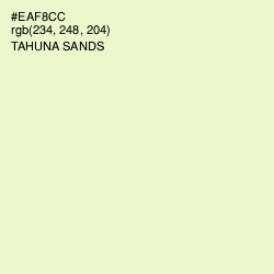 #EAF8CC - Tahuna Sands Color Image