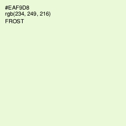 #EAF9D8 - Frost Color Image