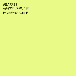 #EAFA86 - Honeysuckle Color Image