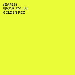 #EAFB38 - Golden Fizz Color Image