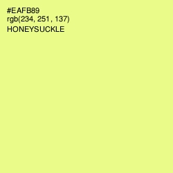 #EAFB89 - Honeysuckle Color Image