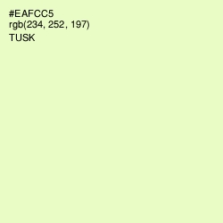 #EAFCC5 - Tusk Color Image