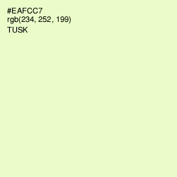 #EAFCC7 - Tusk Color Image