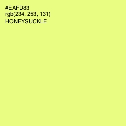 #EAFD83 - Honeysuckle Color Image