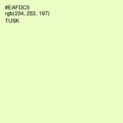 #EAFDC5 - Tusk Color Image