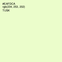 #EAFDCA - Tusk Color Image