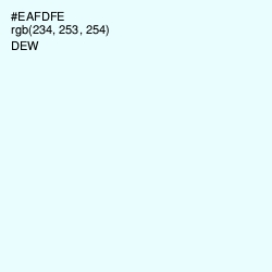 #EAFDFE - Dew Color Image