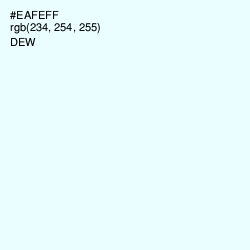 #EAFEFF - Dew Color Image