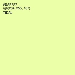 #EAFFA7 - Tidal Color Image