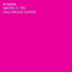 #EB009B - Hollywood Cerise Color Image
