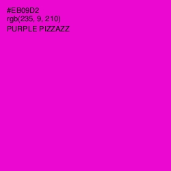 #EB09D2 - Purple Pizzazz Color Image