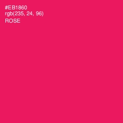 #EB1860 - Rose Color Image