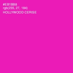 #EB1BB8 - Hollywood Cerise Color Image