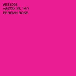 #EB1D93 - Persian Rose Color Image