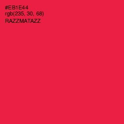 #EB1E44 - Razzmatazz Color Image