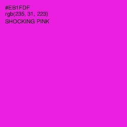 #EB1FDF - Shocking Pink Color Image