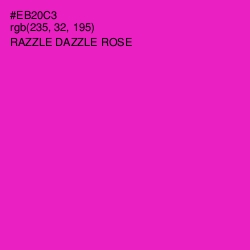 #EB20C3 - Razzle Dazzle Rose Color Image