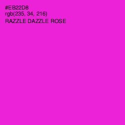 #EB22D8 - Razzle Dazzle Rose Color Image