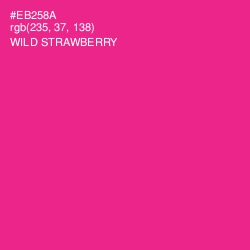 #EB258A - Wild Strawberry Color Image