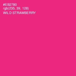 #EB2780 - Wild Strawberry Color Image