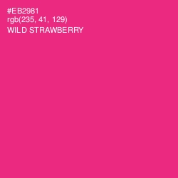 #EB2981 - Wild Strawberry Color Image