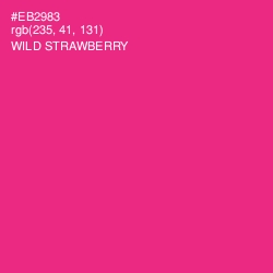 #EB2983 - Wild Strawberry Color Image