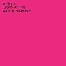 #EB2B81 - Wild Strawberry Color Image