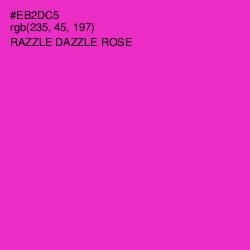 #EB2DC5 - Razzle Dazzle Rose Color Image