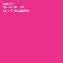 #EB308B - Wild Strawberry Color Image