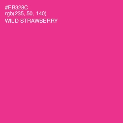 #EB328C - Wild Strawberry Color Image