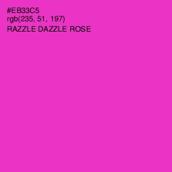 #EB33C5 - Razzle Dazzle Rose Color Image