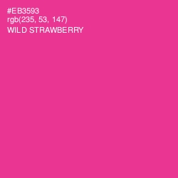 #EB3593 - Wild Strawberry Color Image