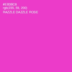 #EB3BC8 - Razzle Dazzle Rose Color Image