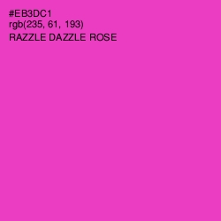 #EB3DC1 - Razzle Dazzle Rose Color Image