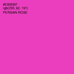 #EB3EBF - Persian Rose Color Image