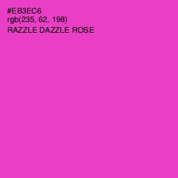 #EB3EC6 - Razzle Dazzle Rose Color Image