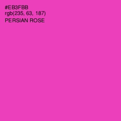 #EB3FBB - Persian Rose Color Image