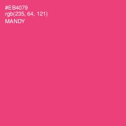 #EB4079 - Mandy Color Image