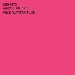 #EB447D - Wild Watermelon Color Image